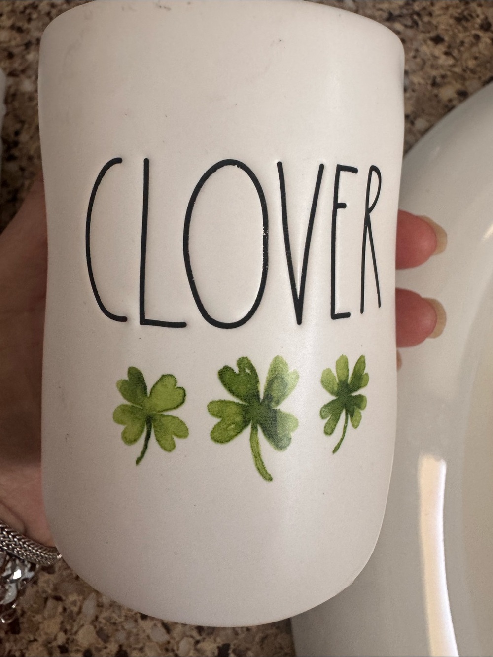 Rae Dunn Clover Candle